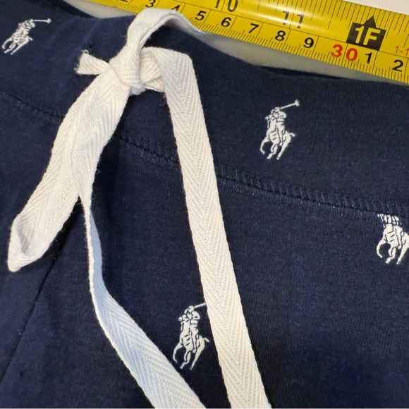 Polo Ralph Lauren Men's Navy Blue All Over Pony Sleep Jogger Pants Size XL NWT - Picture 8 of 10